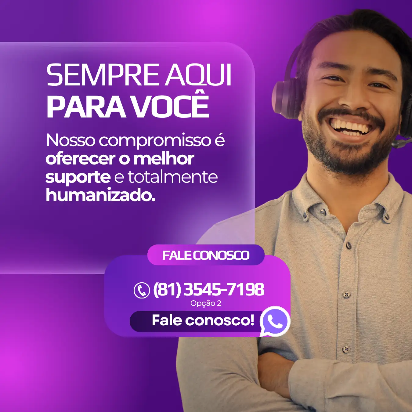 Suporte humanizado Adponto